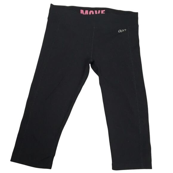 Lorna Jane Leggings Mid-Rise Black Cropped Capri Activewear Women's Workout Pant - Picture 1 of 12